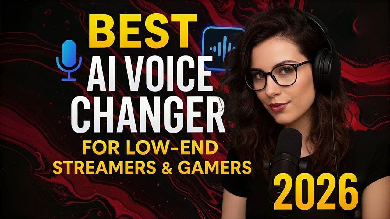 Best AI Voice Changer for Streamers & Gamers (Low End PC 2026) 🎙️ | Real-Time & Lightweight