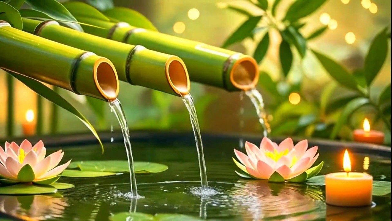 Deep Calm Music with Water Sounds 🌿 Insomnia Anxiety Relief Naturally