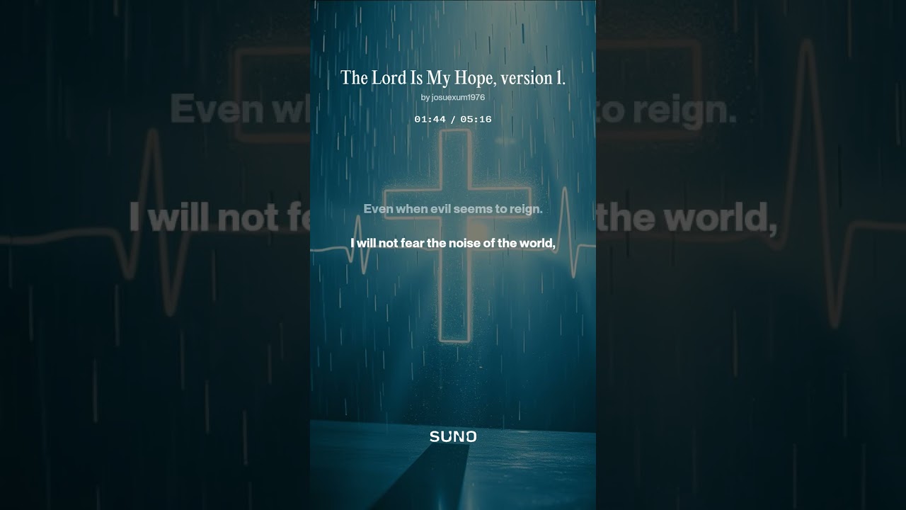 The lord is my hope, version 1.