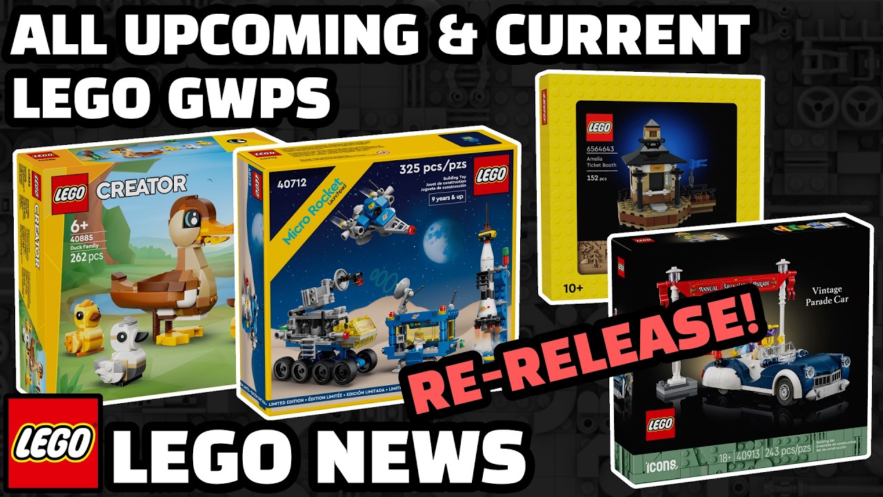 Текущие и будущие подарки за покупку от LEGO | Семейство уток возвращается | Микрокосмическая баз...