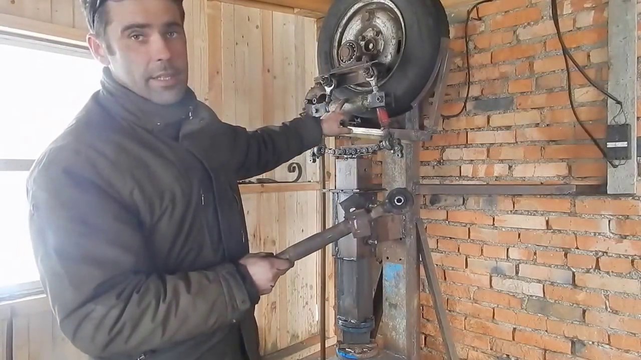 Cамодельный кузнечный молот видео обзор