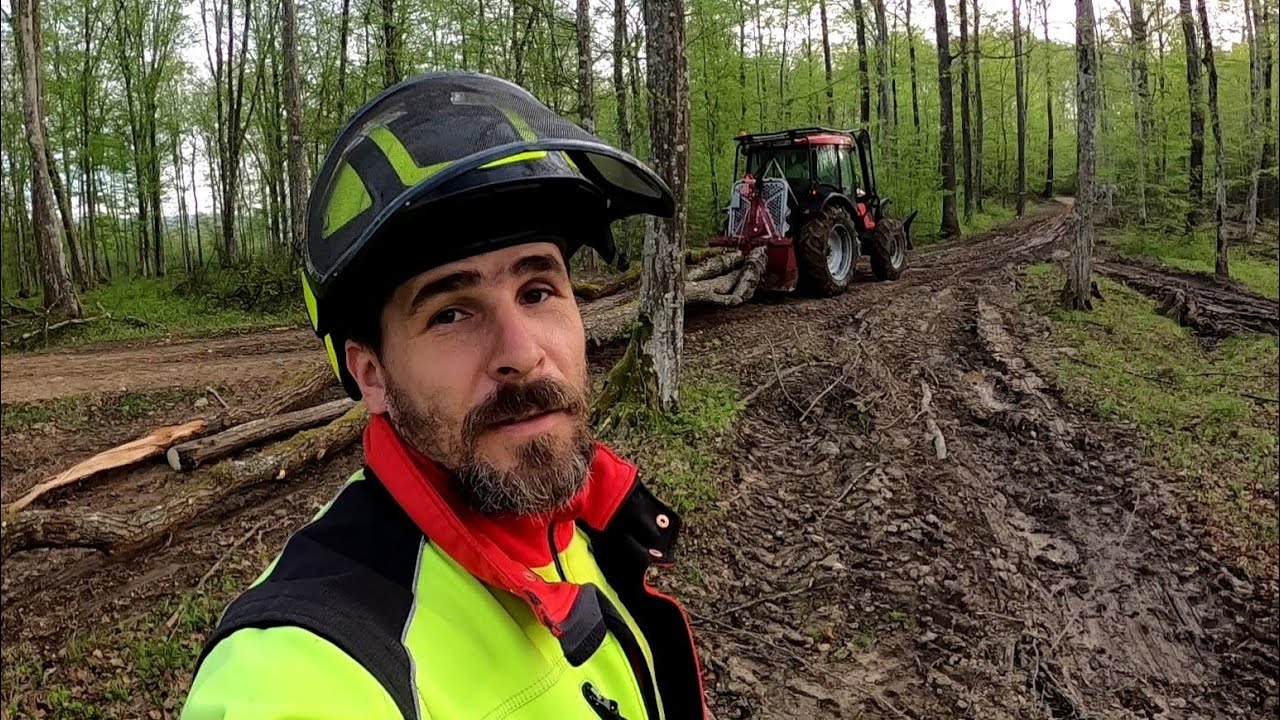 Последняя лесозаготовка на старом тракторе Zetor Proxima 90 plus, Amles, Stihl 462, Forestwork.
