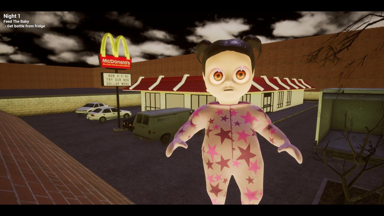 Baby In Pink Goes To Haunted McDonalds