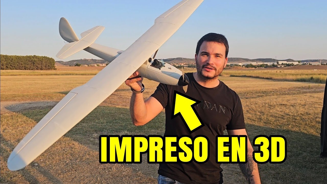 &iexcl;AVI&Oacute;N RC IMPRESO EN 3D! 🛩️✨ | Eclipson Go1 Wolf en acci&oacute;n | #Impresion3D #BambuLab