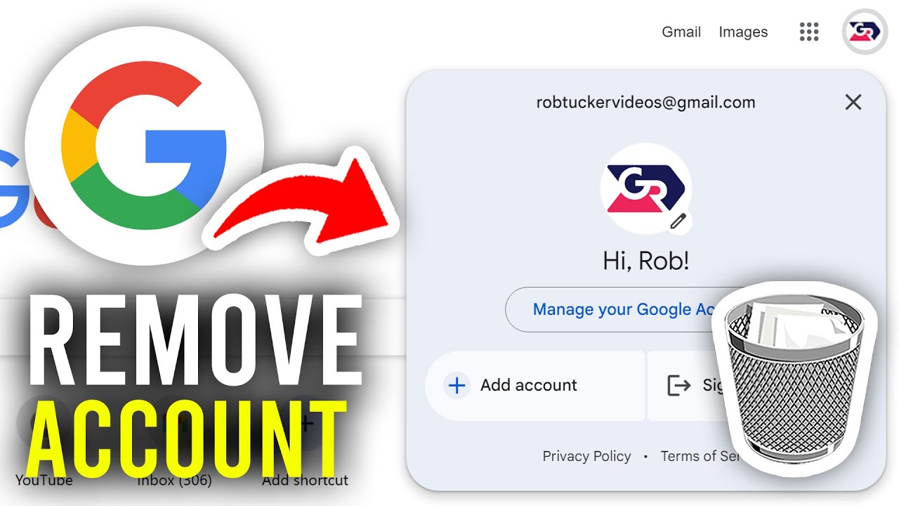 How To Remove Google Account From Laptop & PC - Full Guide