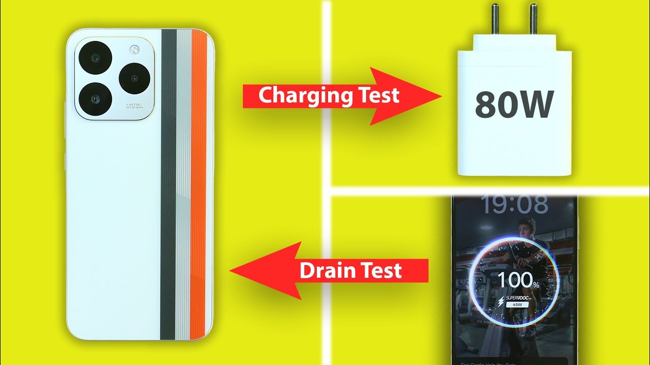 Realme Narzo 90 Battery Drain Test 100% to 0% || Realme Narzo 90 Charging Test 0% to 100%