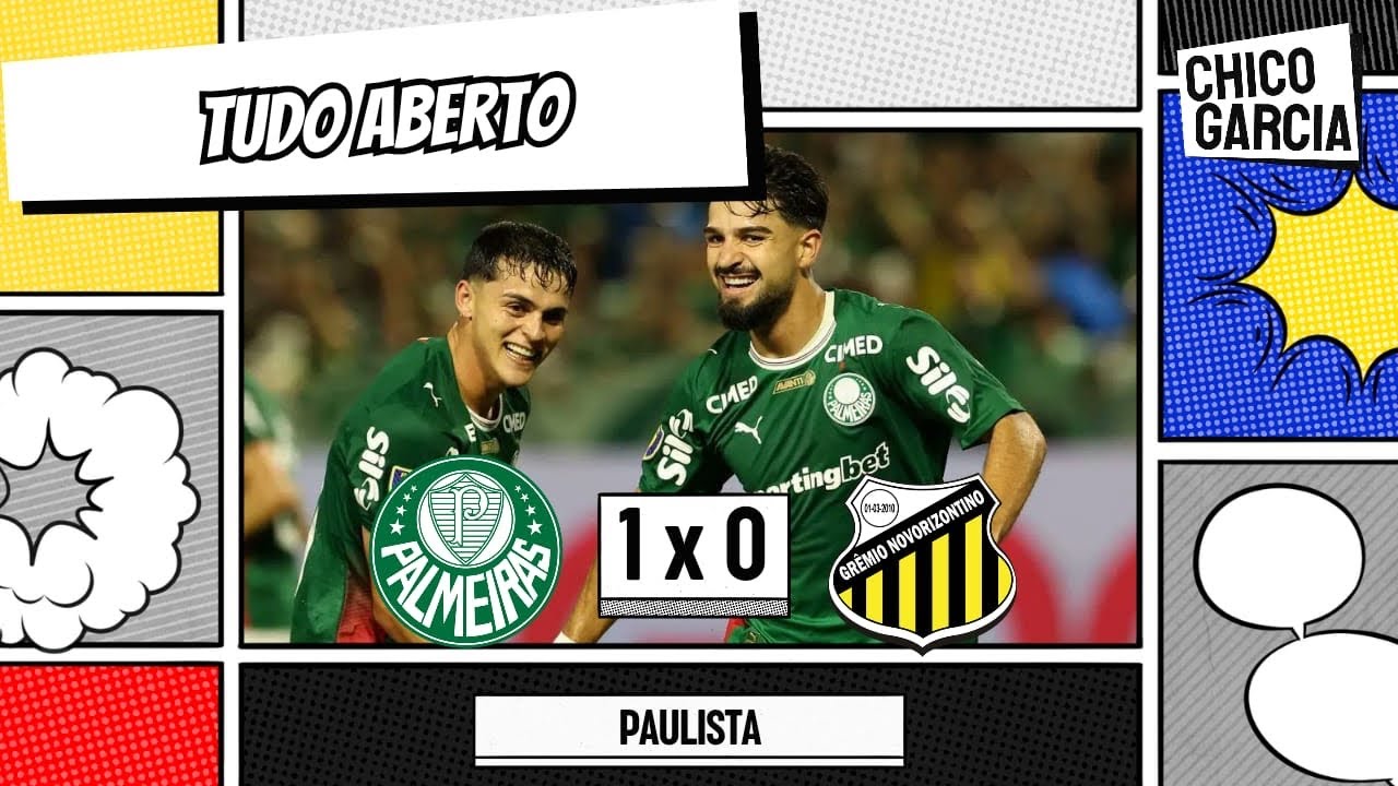 PALMEIRAS 1 X 0 NOVORIZONTINO: CARLOS MIGUEL PEGA PÊNALTI, TEVE GOL ANULADO E FICOU TUDO PRA DOMINGO
