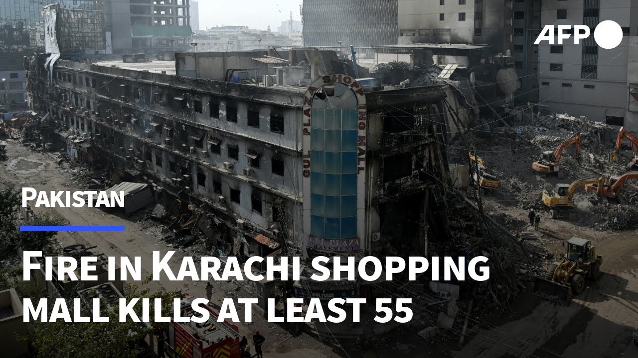 Death toll in Pakistan mall fire hits 55 | AFP