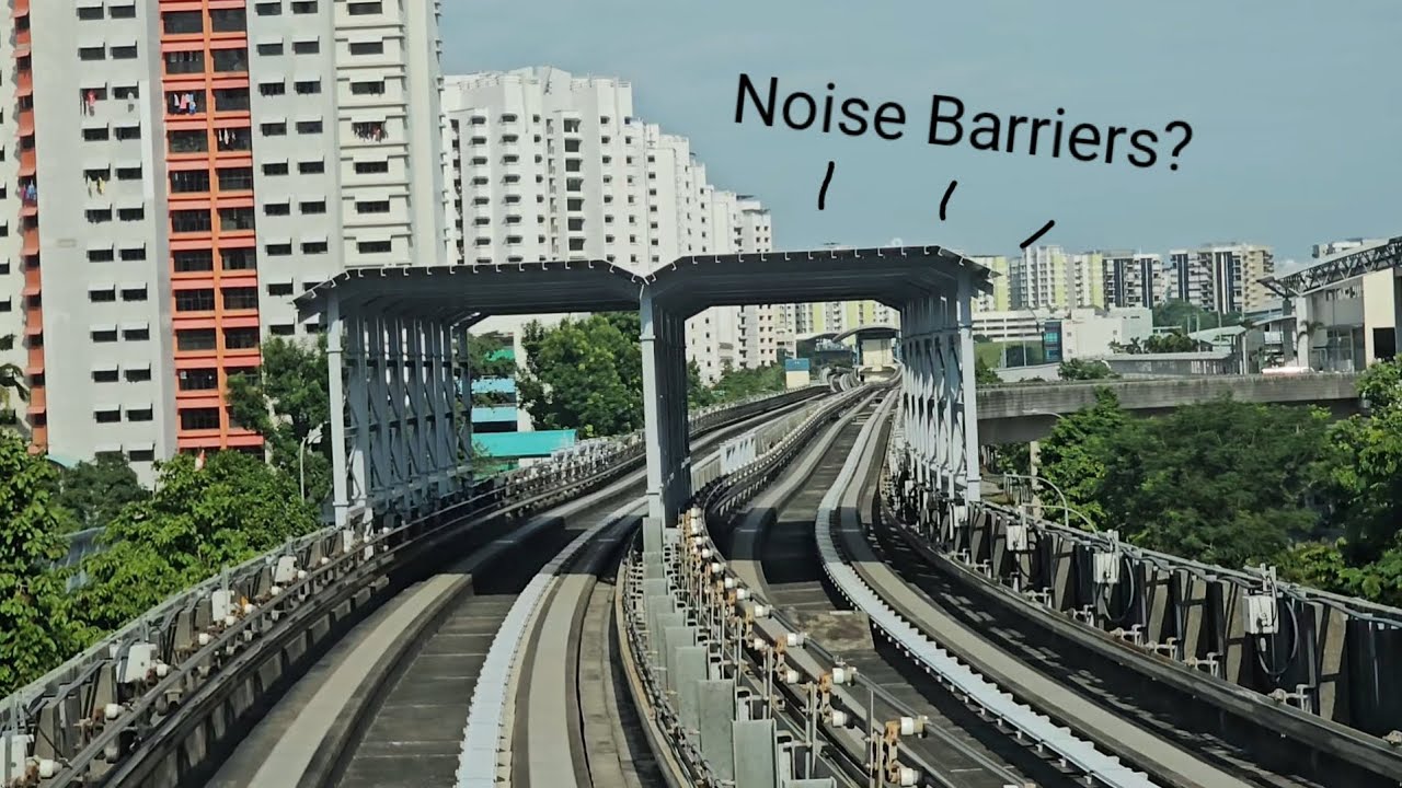 [Noise Barriers?] Set V28 from SW5 Fernvale to STC Sengkang - Mitsubishi Crystal Mover C810