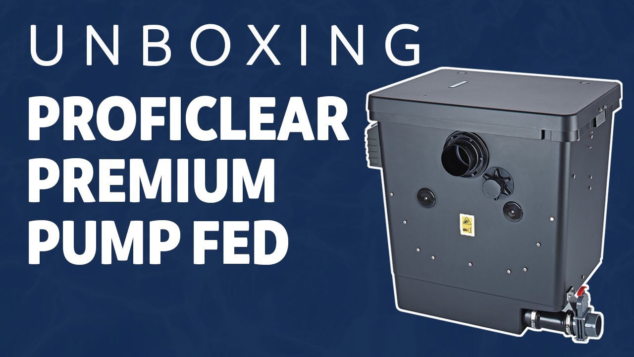 Unboxing Oase ProfiClear Premium Pump Fed Drum Filters