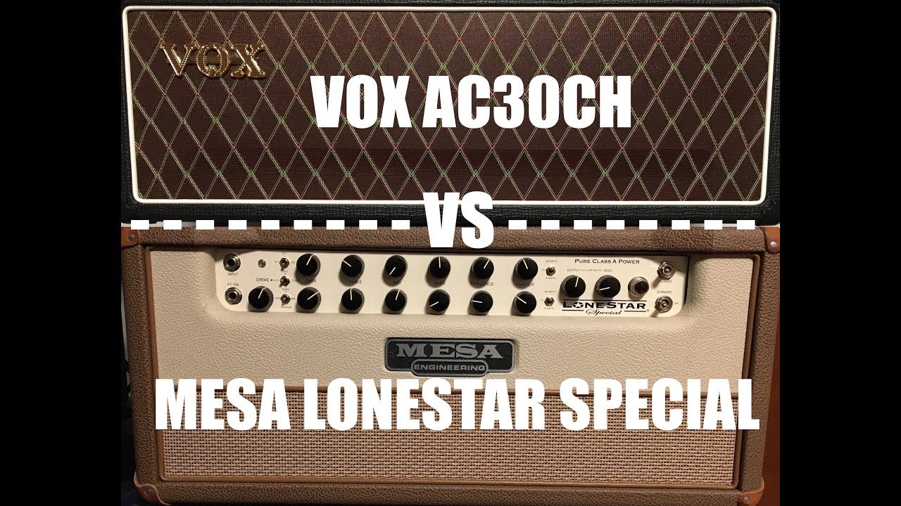 Amp Shootout - Vox AC30CH vs Mesa Lonestar Special (in the mix)