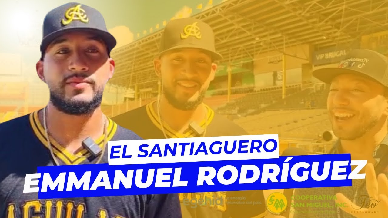 LA SENSACIÓN de Las Águilas Cibaeñas; Emmanuel Rodríguez 