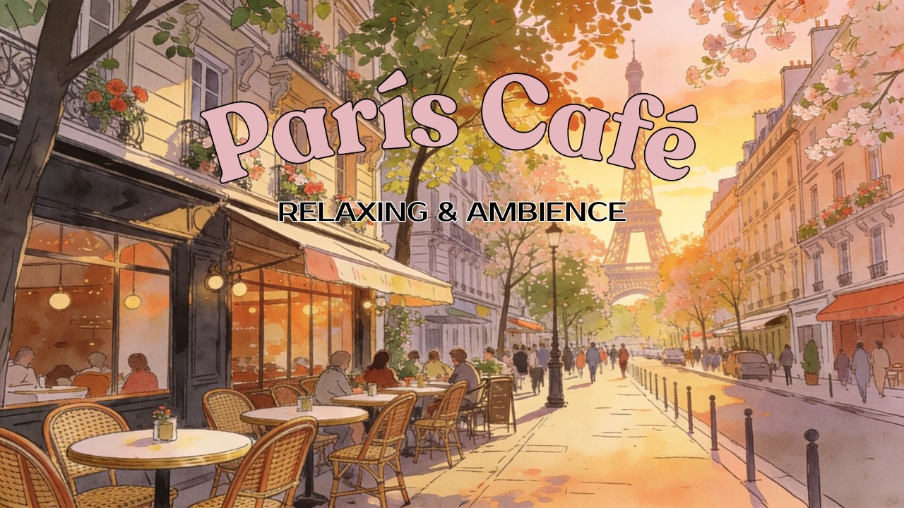 Paris Café Jazz ☕ Relaxing French Music for Work, Study & Cozy Moments