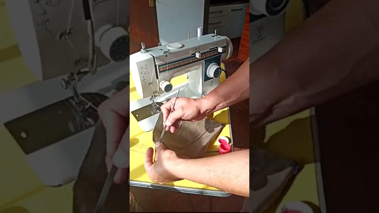 maquina de coser zig-zag y recta semi-industrial domestica como hacer hojal hojales a cuatro 4 pasos