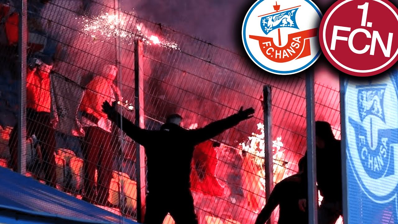 Zaun-Gepöbel, Pyroshows & gezogenes Material! (Hansa - Nürnberg)