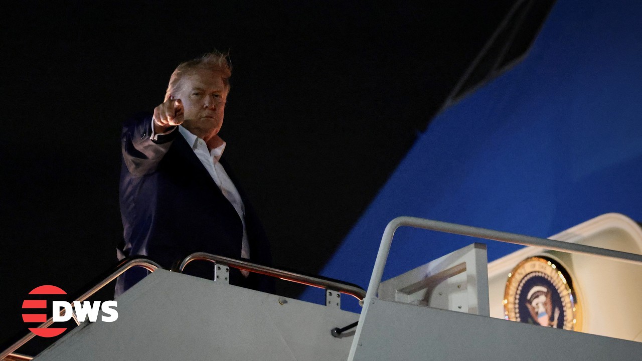 FULL DEPARTURE: Trump Departs for G7 Summit in France Amid Global Tensions | AC1B