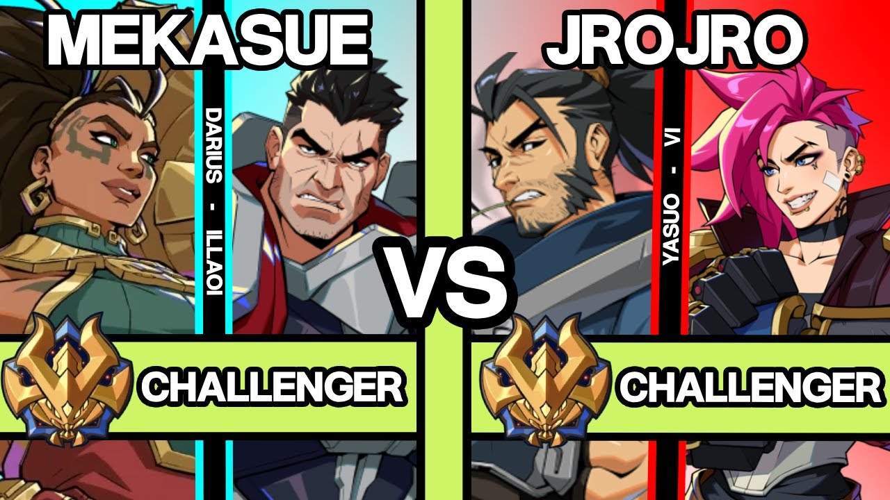 2XKO ▰ MEKASUE (Darius/Illaoi) vs JROJRO (Yasuo/Vi) ▰ 2XKO Pro Replays