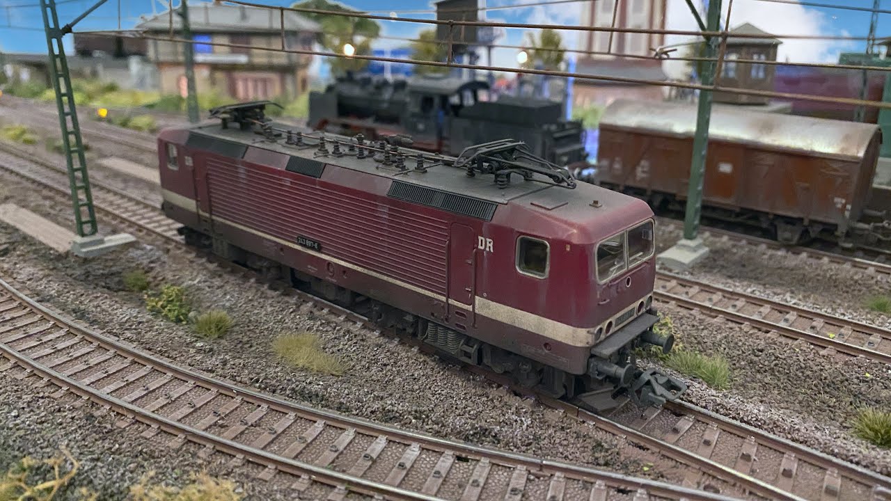 Modelleisenbahn Alterungen Wolbink Album Spur H0 BR243 M&auml;rklin gealtert patiniert Weathering