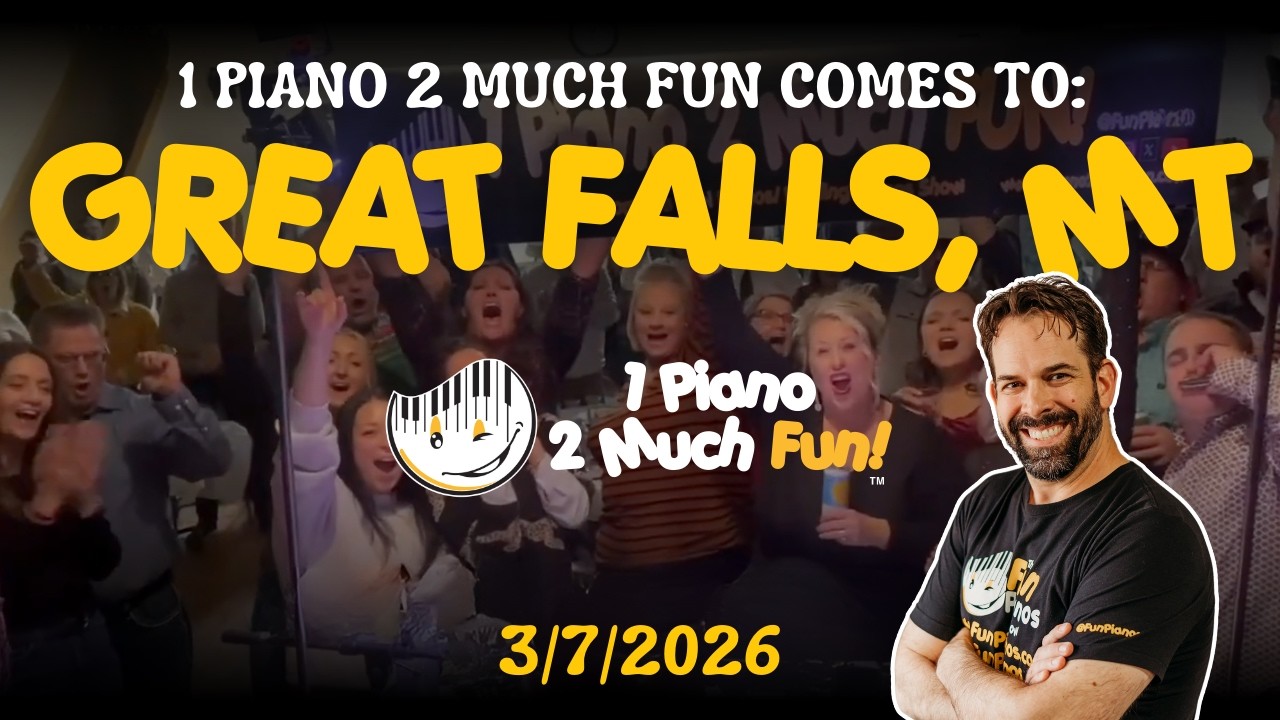 Coming to Great Falls, MT on 3/7/2026 | Great Falls Childrens Receiving Home | 1 Piano 2 Much FUN!
