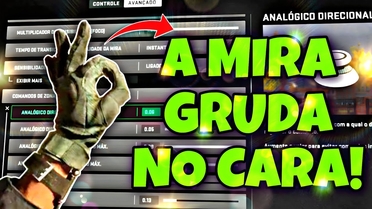 SEGREDO REVELADO! MELHOR SENSI PARA CONTROLE WARZONE 2 MELHORES CONFIGS PS4/XBOX E PC
