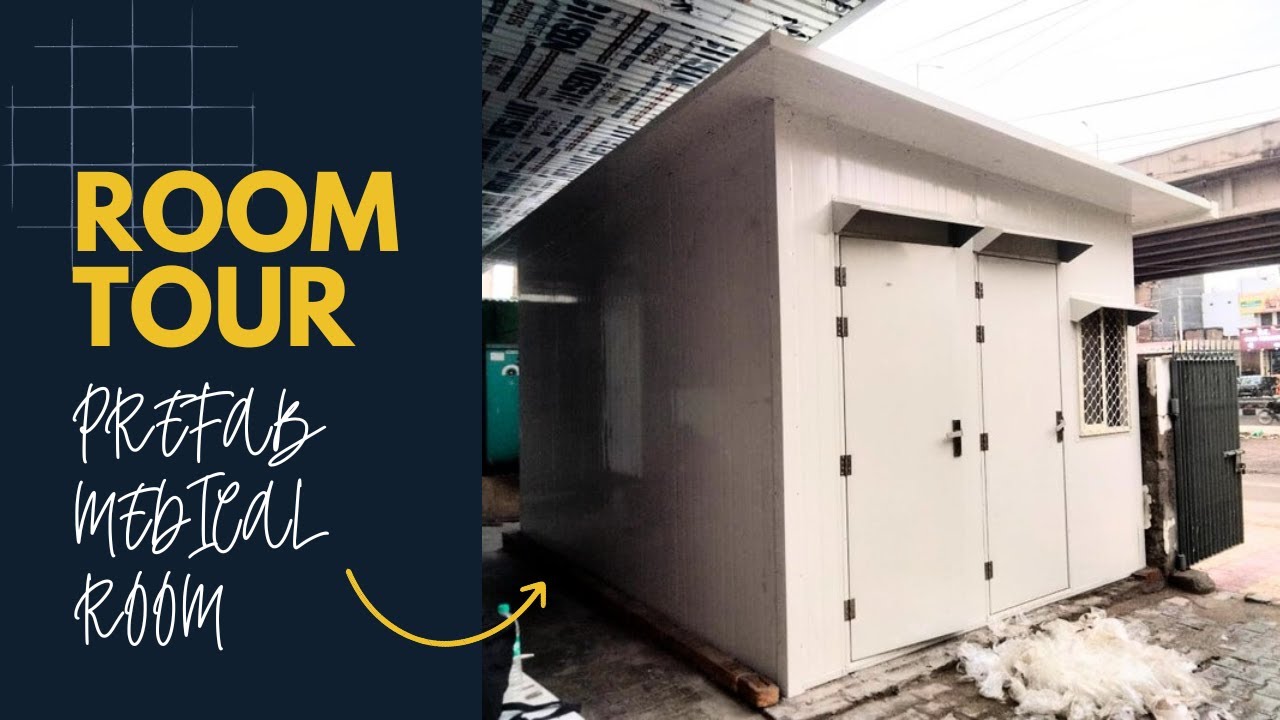 ROOFTOP ROOM IN PALWAL | PUF PANEL ROOM | ROOF TOP | PREFAB HOUSE IN INDIA, DISPENSARY