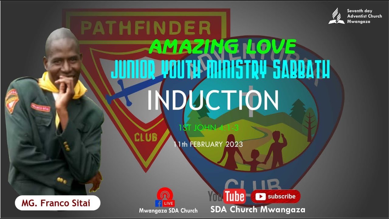 JUNIOR YOUTH INDUCTION SABBATH