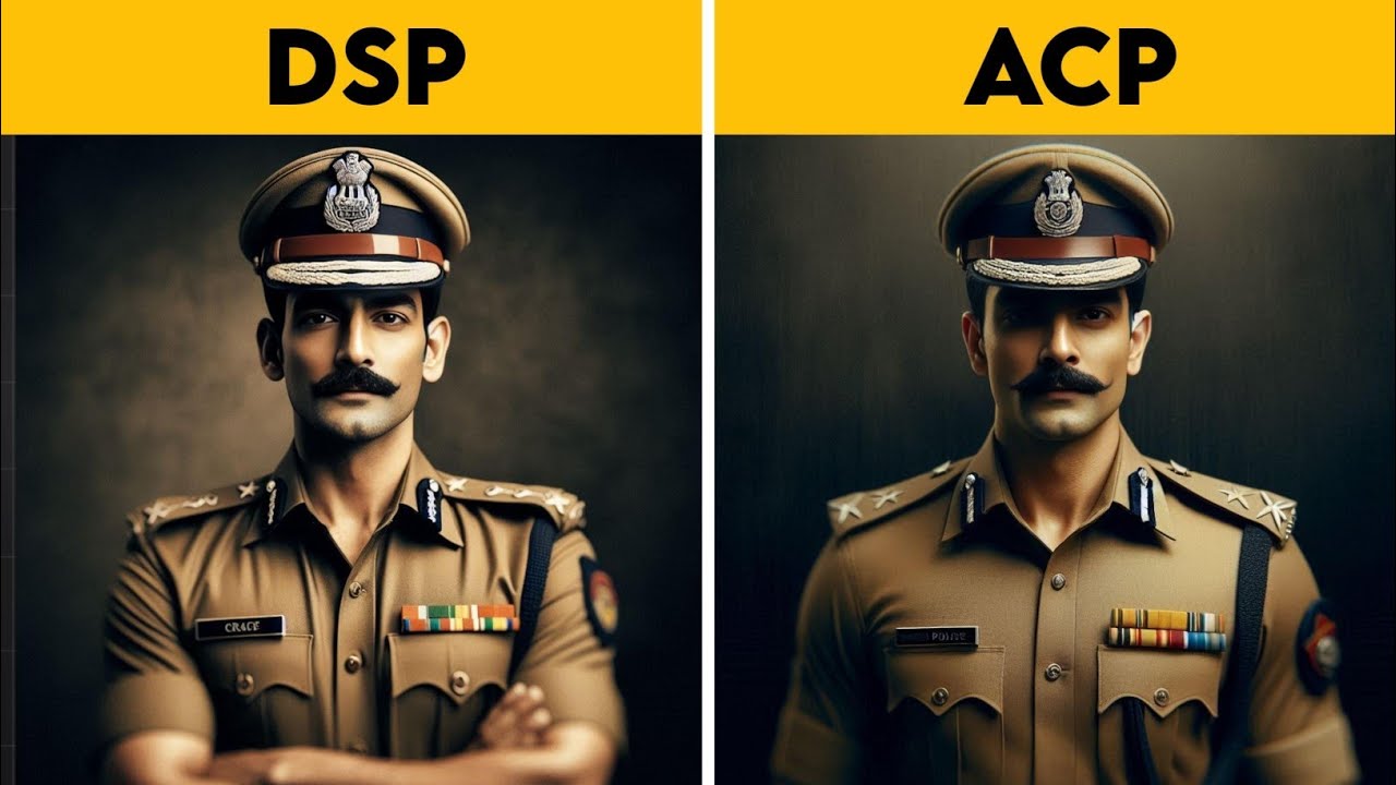 DSP vs ACP | Police Ranks | Battle Comparison 🔥🔥🔥