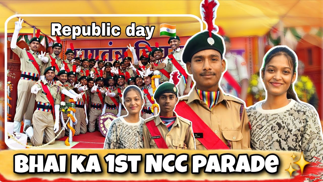 Rinku bhai ka first NCC parade on Republic day 🇮🇳 ✨