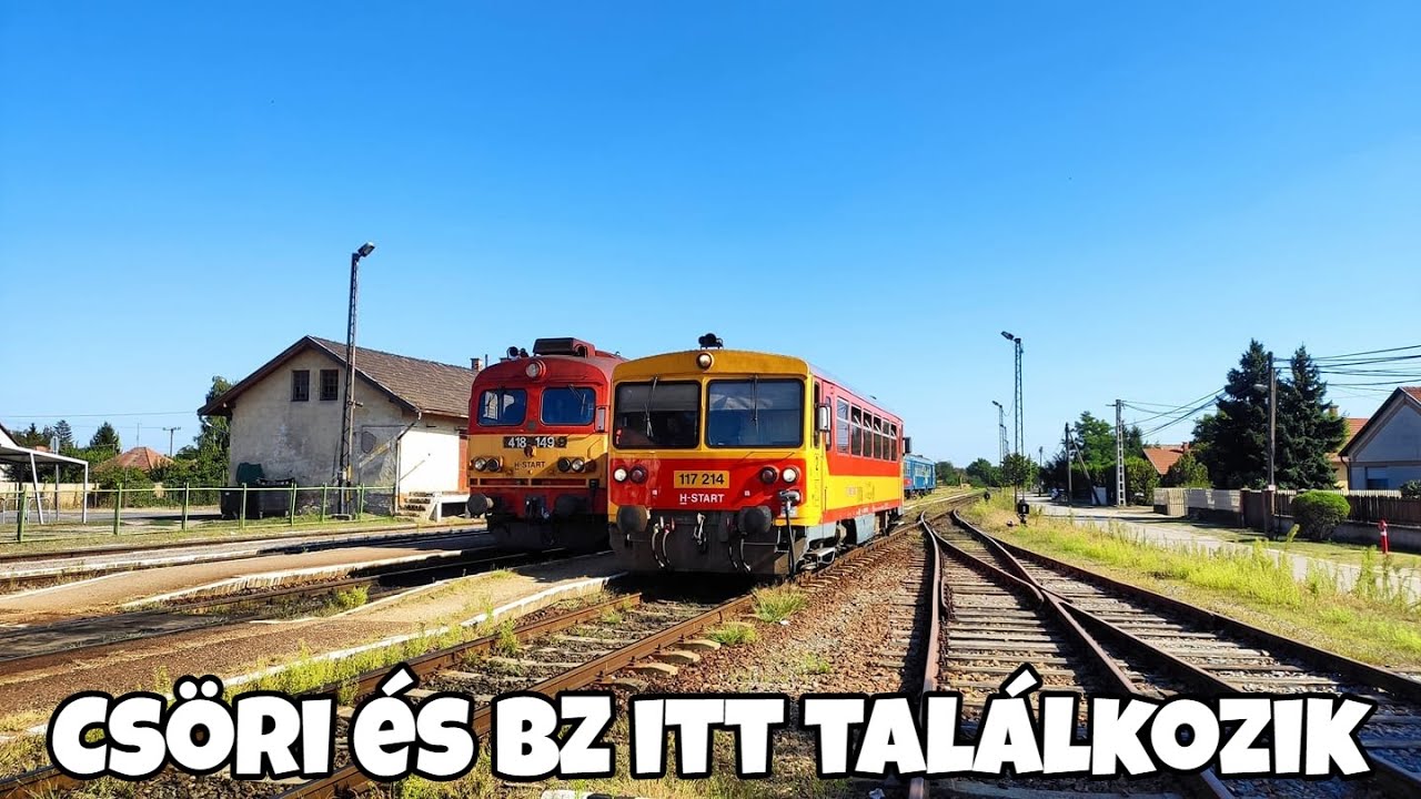 Szétszakadt szerelvény és ott hagyott Desiro utasokkal a puszta közepén. Ilyen vonal csak egy van.