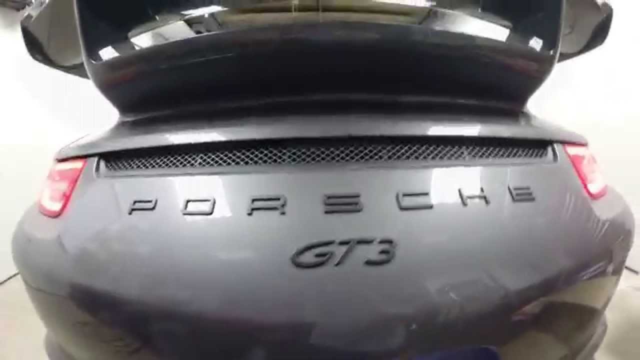 Porsche GT3 Custom Radar Install StiR Plus/9500CI Pro