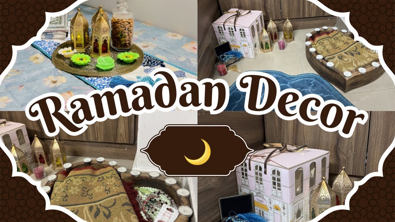 Ramadan Decorations ✨🌙|| Ramadan Mubarak 🌷🧚🏻🇮🇳🦋||#ramadan #vlog 