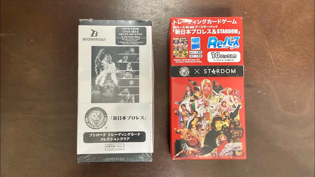 BUSHIROAD REBIRTH FOR YOU NEW JAPAN PRO WRESTLING (NJPW) X STARDOM + CLEAR CARDS + 2024 BBM CARDS