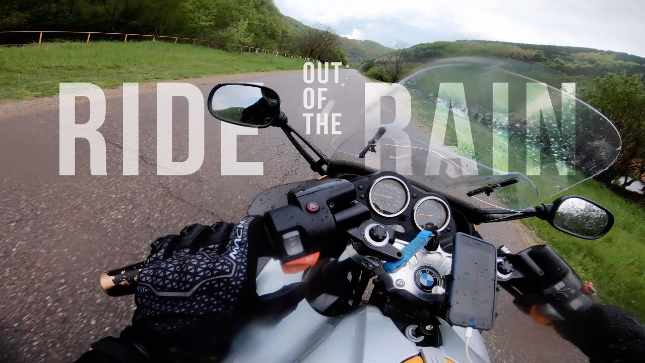 POV Ride out of the rain | BMW R1100S | 4K I engine sound | no talk