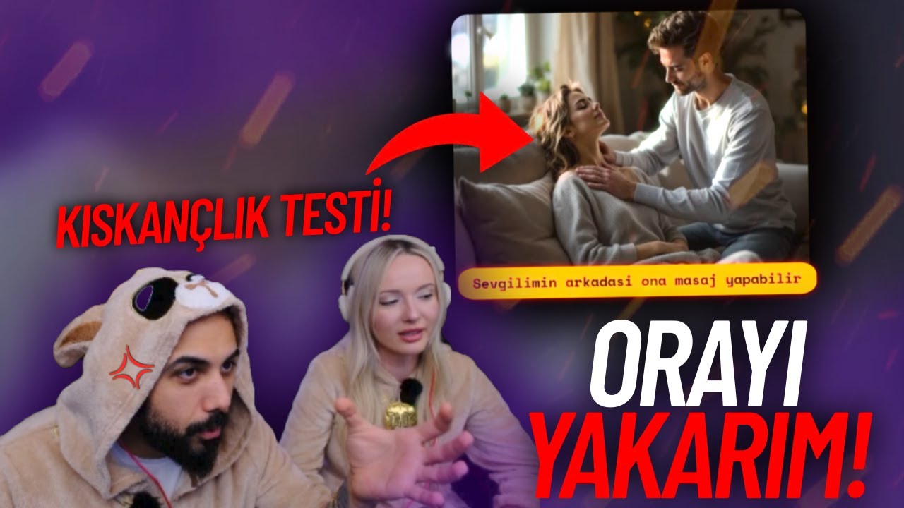 Barış G ve Yenge G  BİRLİKTE KISKAN&Ccedil;LIK TESTİ &Ccedil;&Ouml;Z&Uuml;YOR!