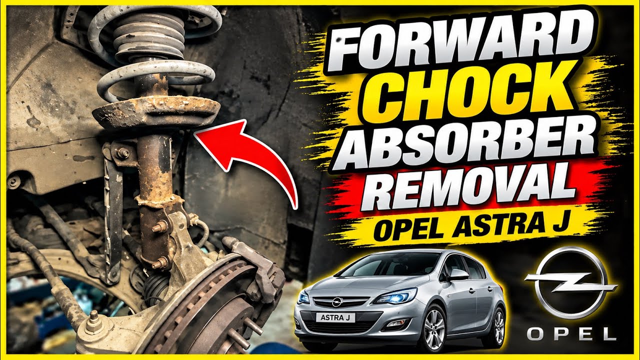 Front shock strut removal Opel Astra J #opel #astraj #diy #astra #strut #replacementparts