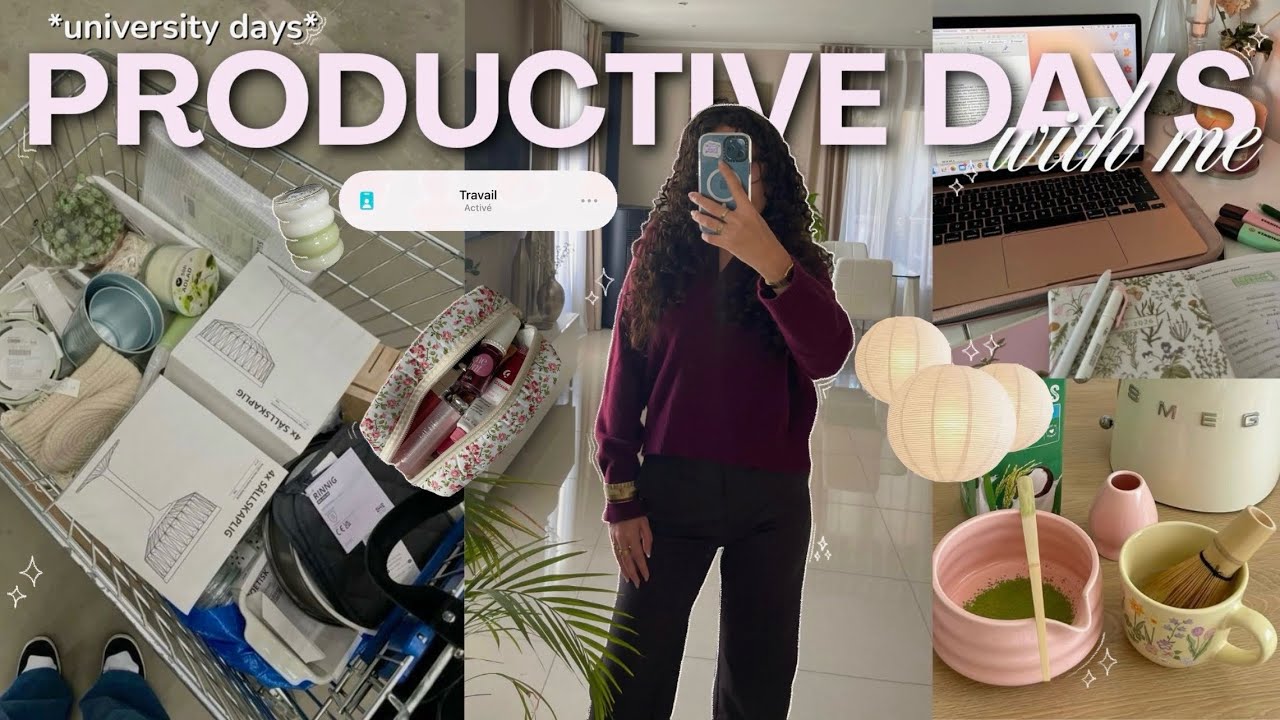 PRODUCTIVE DAYS WITH ME : Je reprends ma vie en main et rattrape mon retard !