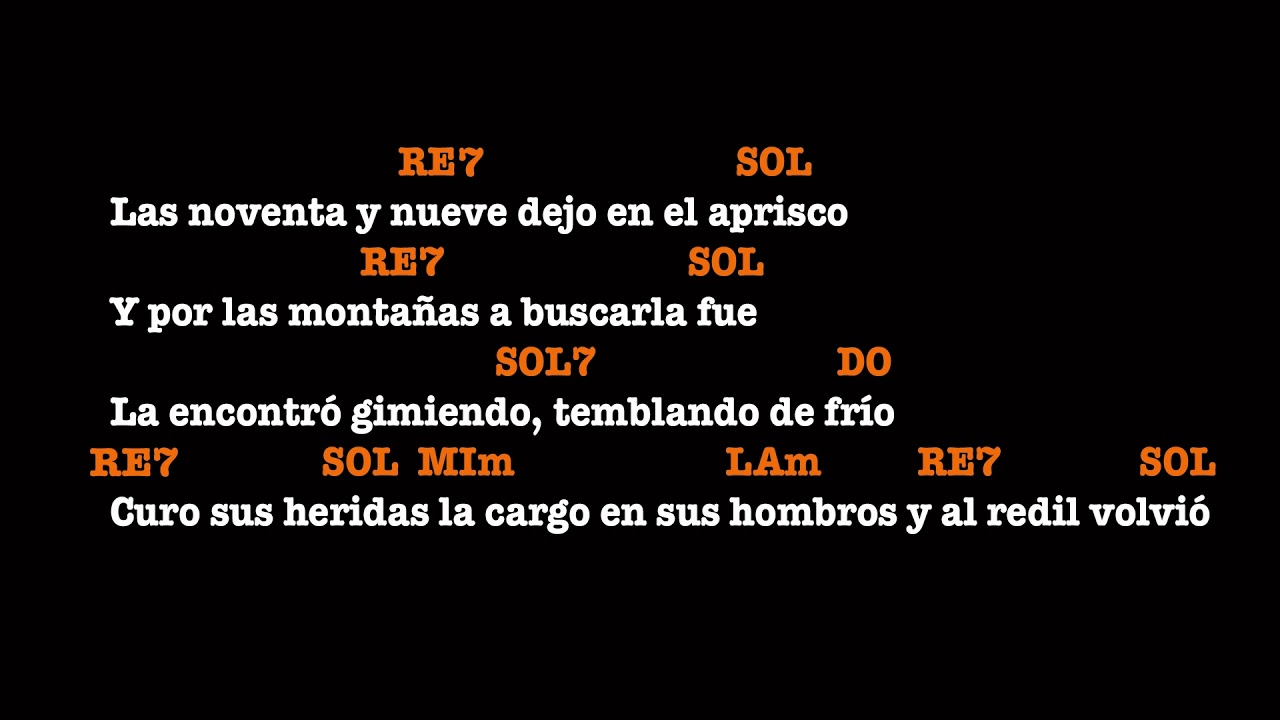 Cien Ovejas - Letra y Acordes