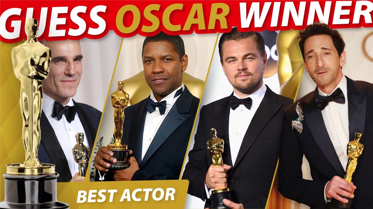Oscar Quiz: Best Actor Winners from 2024 Back to 2001 🏆 Academy Awards Quiz