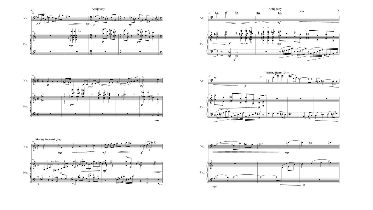 Antiphony (for Cello and Piano)