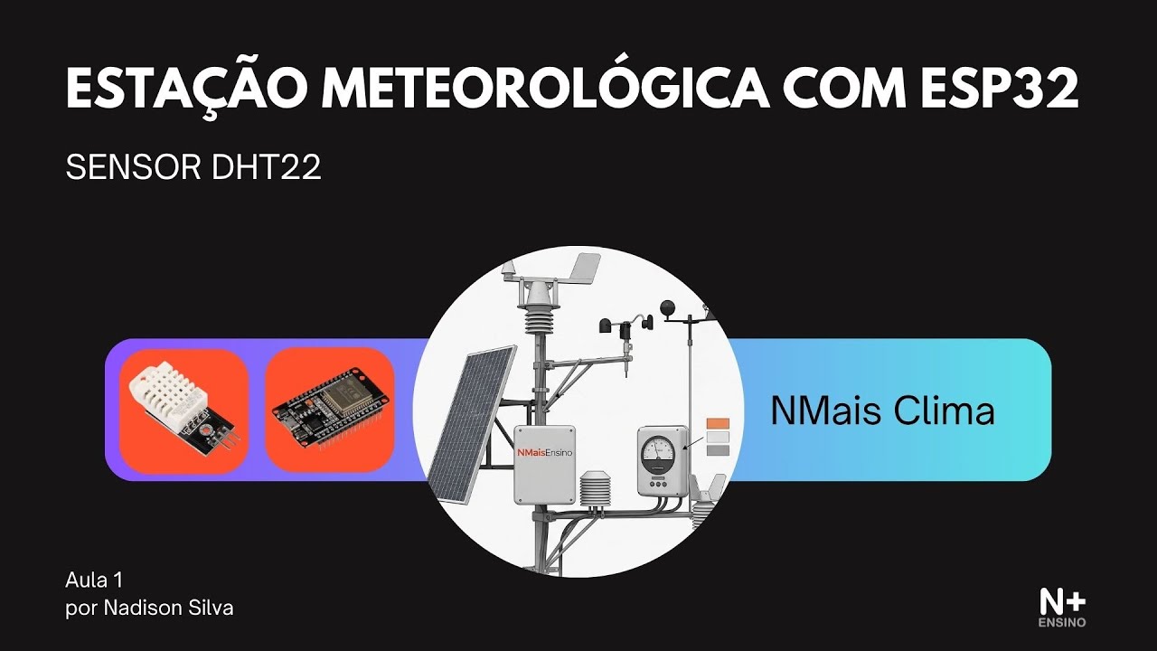 1.Estação Meteorológica com ESP32 - Sensor de Temperatura DHT22
