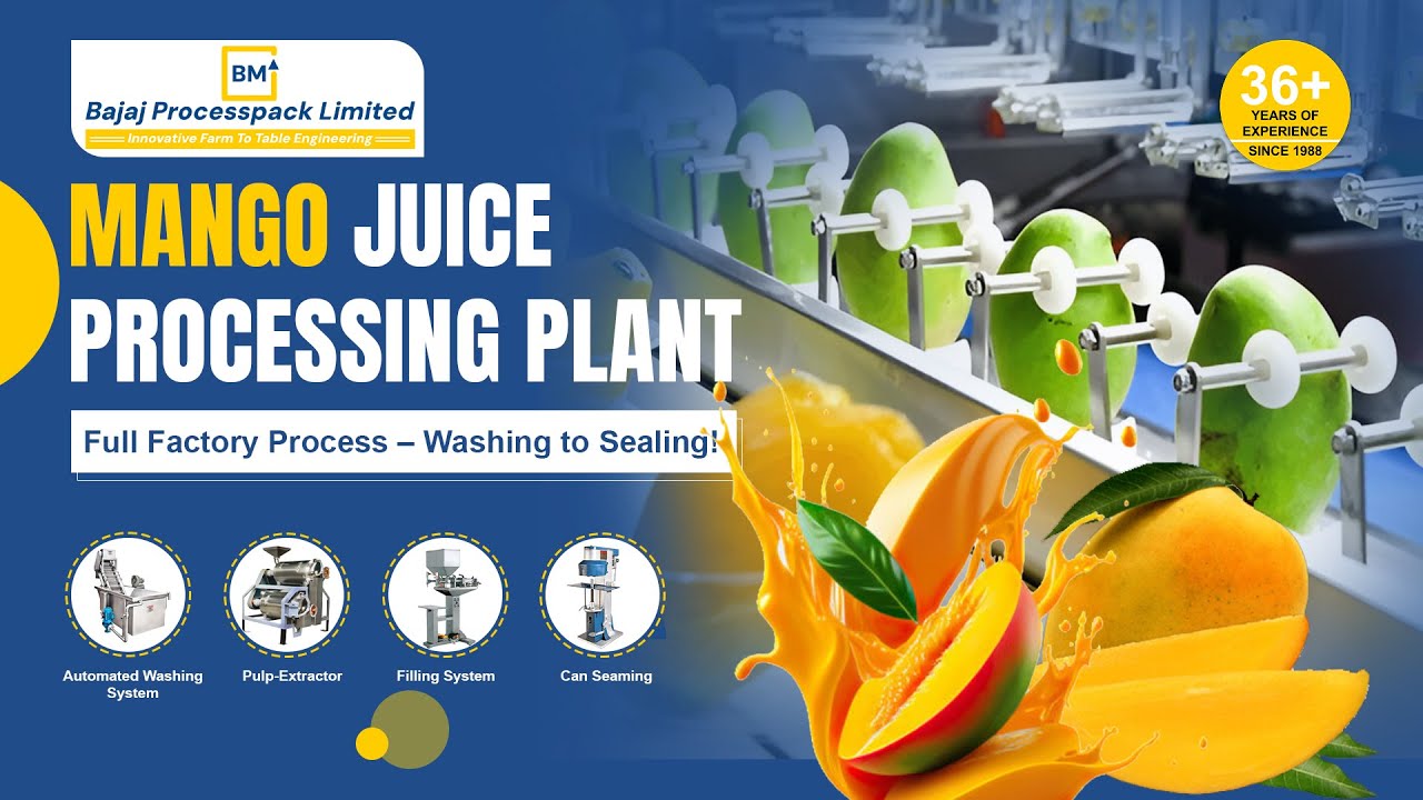 Mango Juice Plant | Mango Juice Plant Machinery | Mango Juice Processing | Mango juice filling