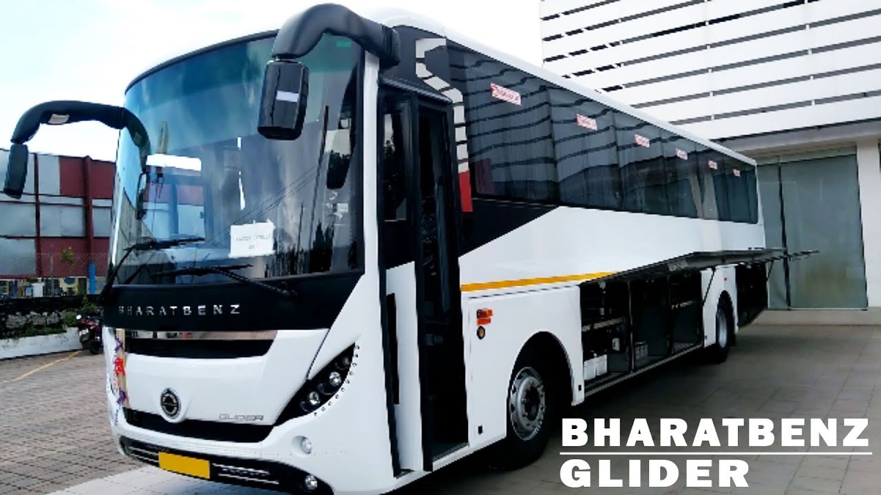 Обзор автобуса BharatBenz Glider, межсервисный интервал 100 000 км, цена, пробег, характеристики