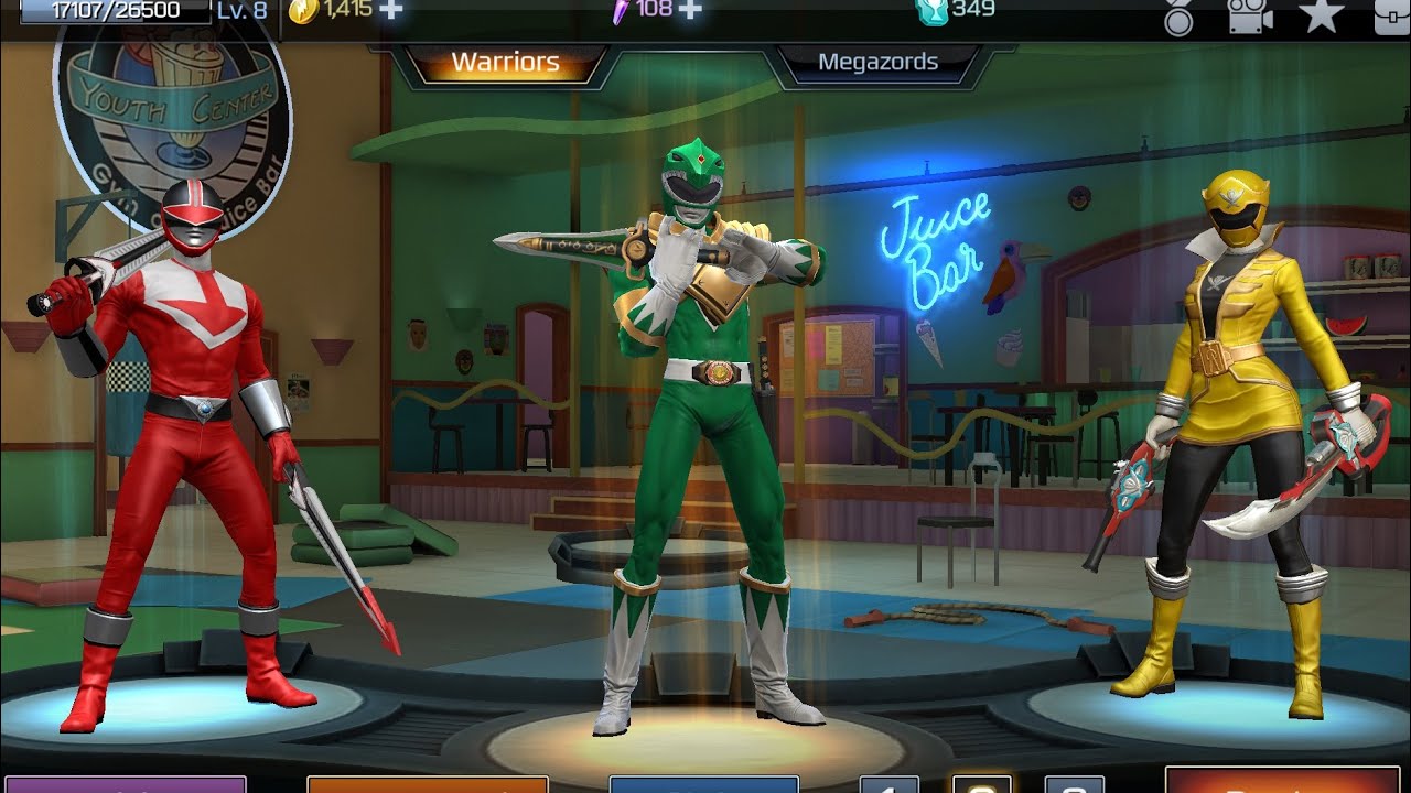 Power Rangers Legacy Wars Gameplay: Tommy Oliver MMPR Green Ranger, Wes Collins & Gia Moran