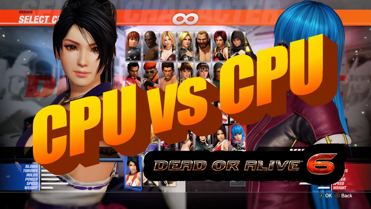 12 Hours of Dead or Alive 6 - CPU vs CPU