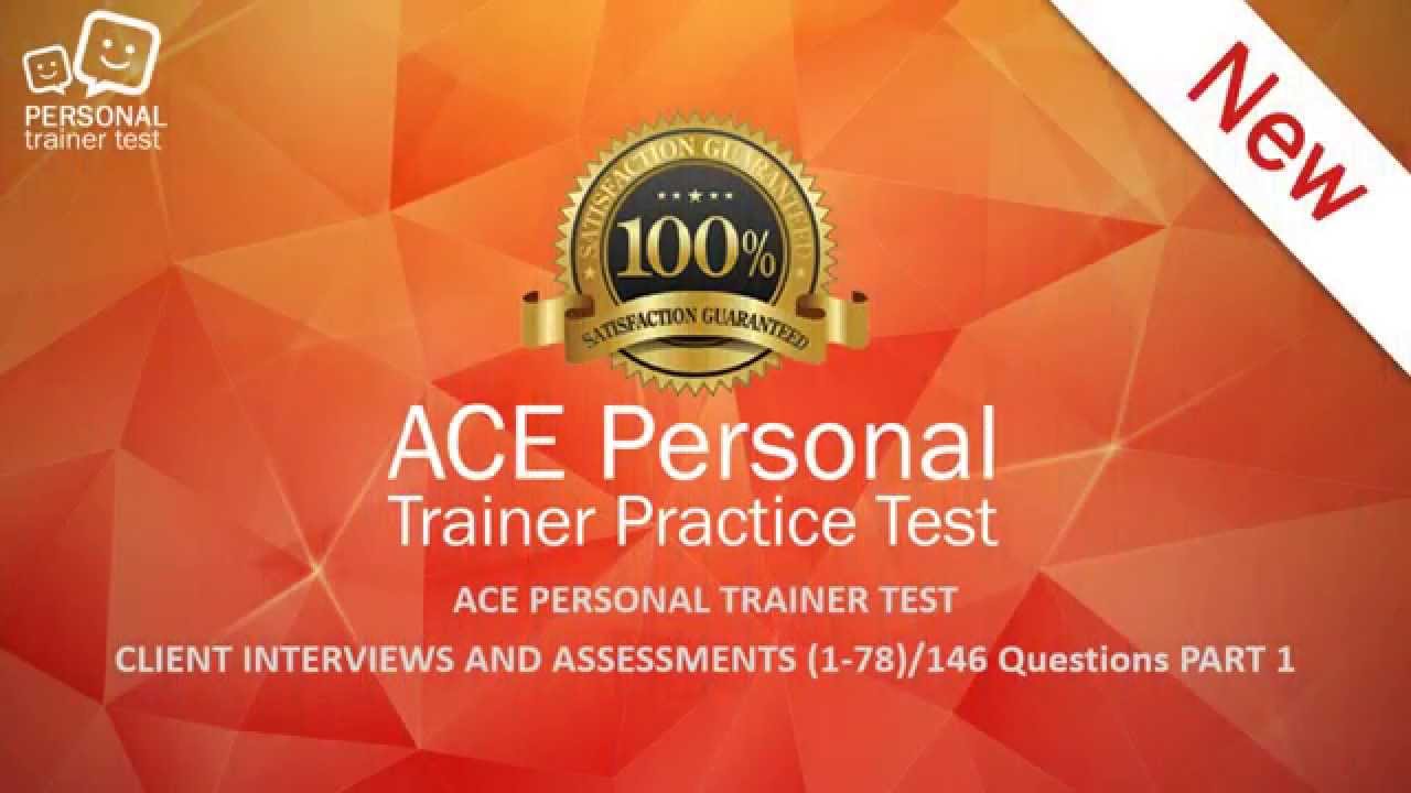 ACE personal trainer test client interviews and assessments flash cards PART 1