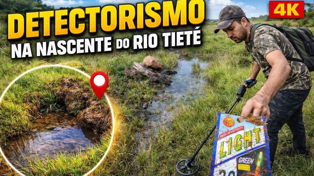 Exploração na nascente do rio Tietê 