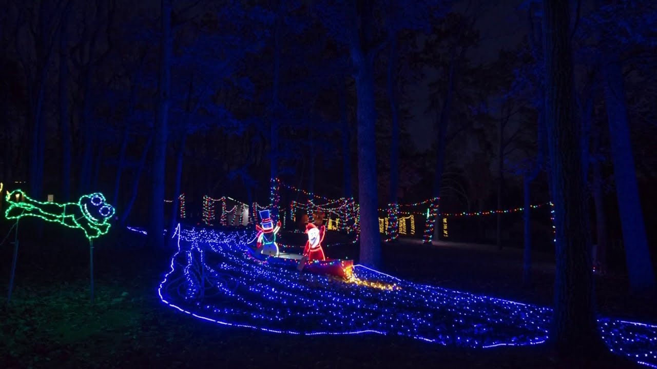 Franklin County Parks and Recreation hosts large drive-thru holiday light display with 150,000 l...