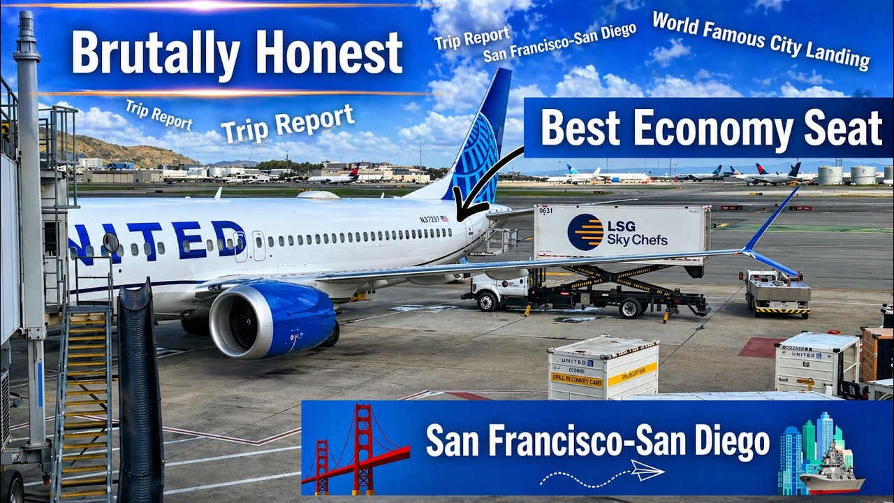 Trip Report | United Airlines Boeing 737 MAX 8 Economy | San Francisco - San Diego | (SFO)-(SAN)