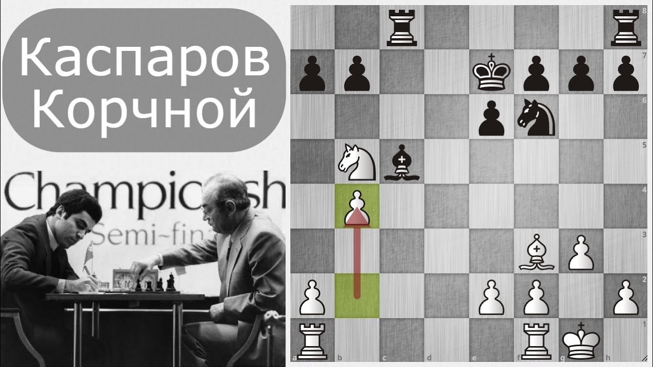 Г.Каспаров - В.Корчной 🥊 Выбил из психологического равновесия! Шахматы