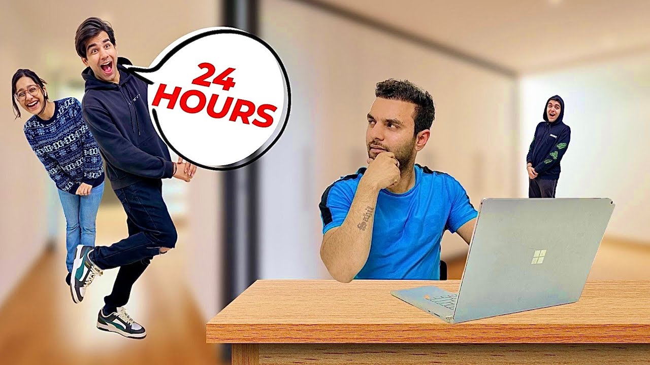 HIDING IN MY BEST FRIEND'S HOUSE FOR 24 HOURS | Rimorav Vlogs